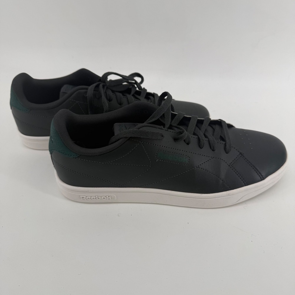 Reebok Courtโ Clean Mens Grey Green Low Top Tennis Sneakers 100202605 Size 11